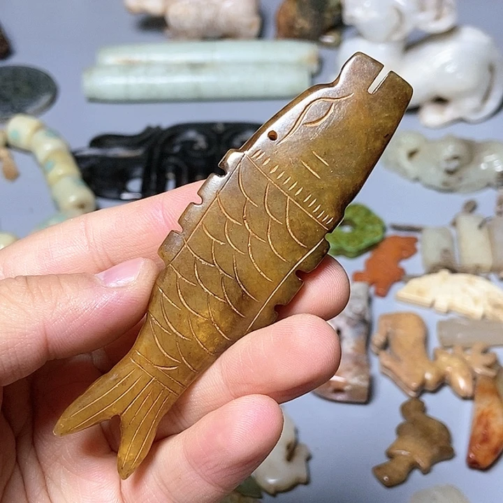 和田玉未镶嵌颈饰88