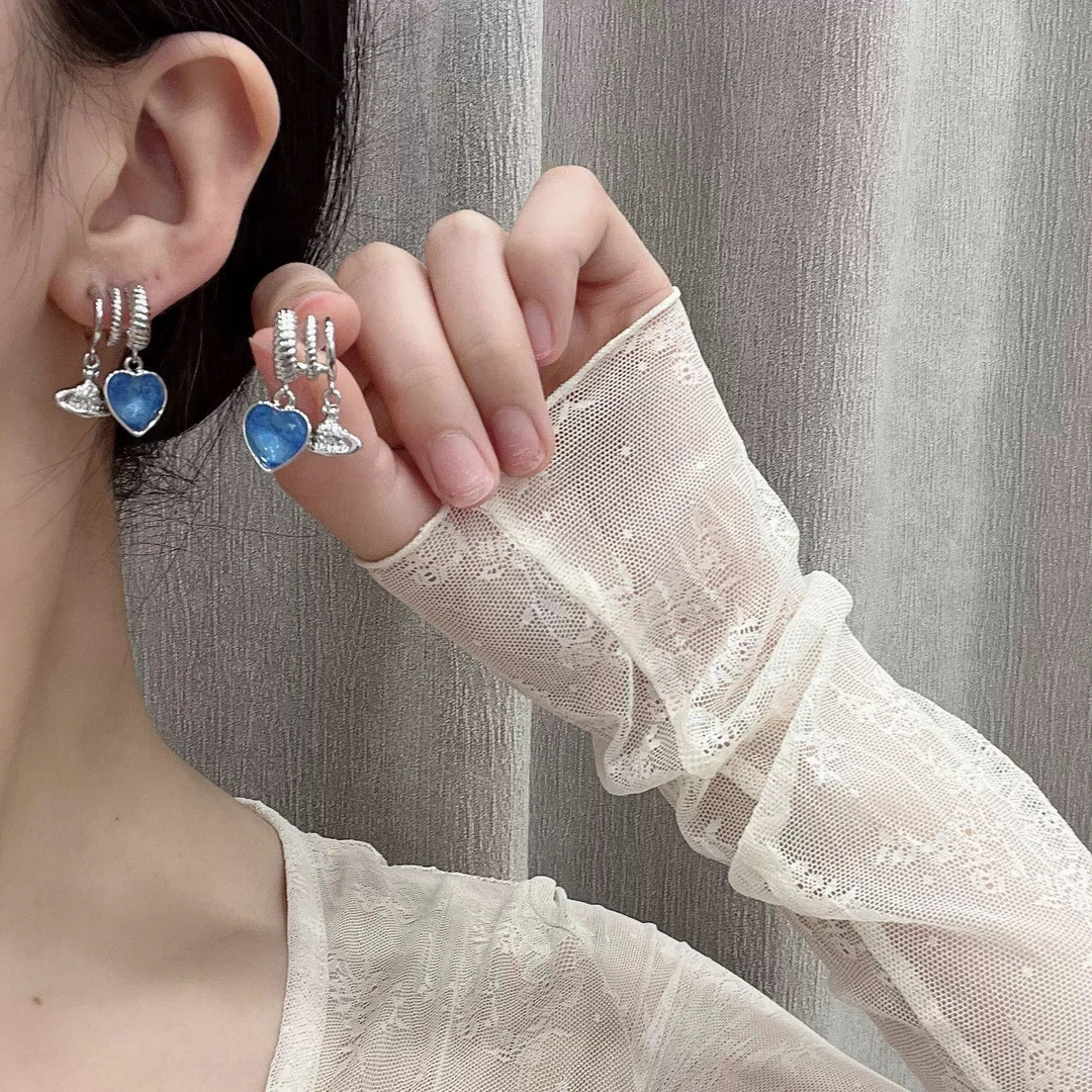 铜合金耳饰 1056辣妹精致吊坠耳环轻奢高级感ins小众冷淡风耳钉