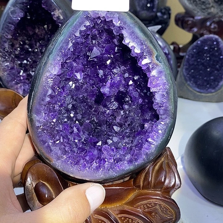 妮***崽紫晶未镶嵌大型摆件（非配饰）533