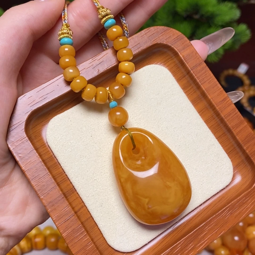 【闪购商品】未镶嵌颈饰蜜蜡项链