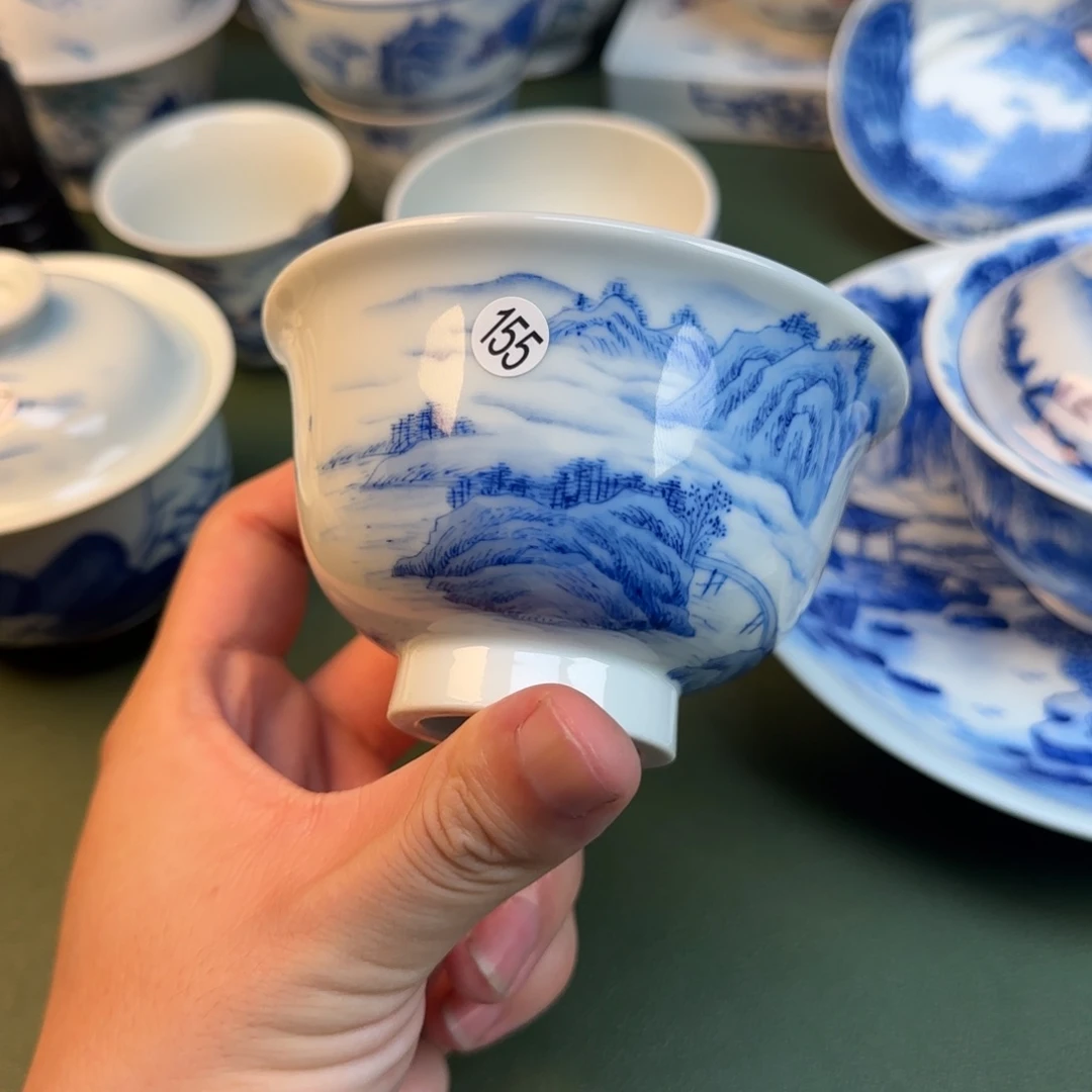彦祖纯手工手绘茶具155