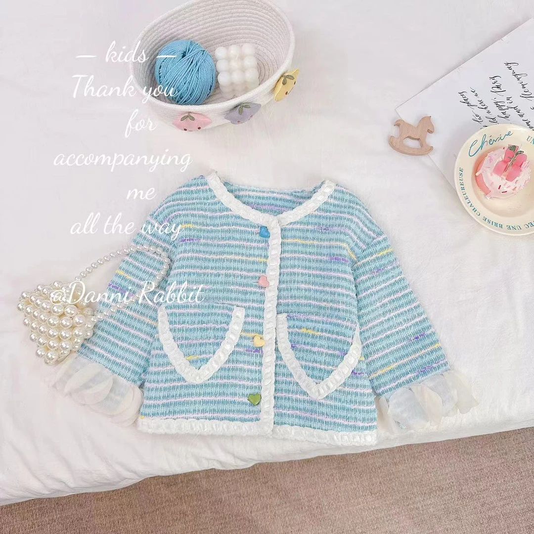 【轻奢小香风】2024新品秋季时尚洋气女童外套 D-P40