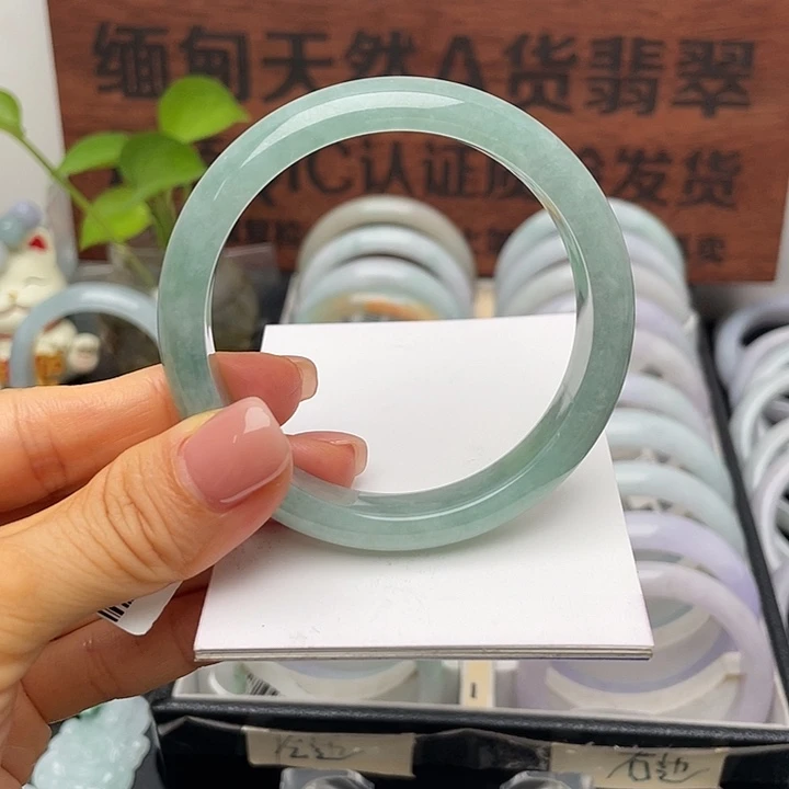 未镶嵌手镯翡翠56.5正圈