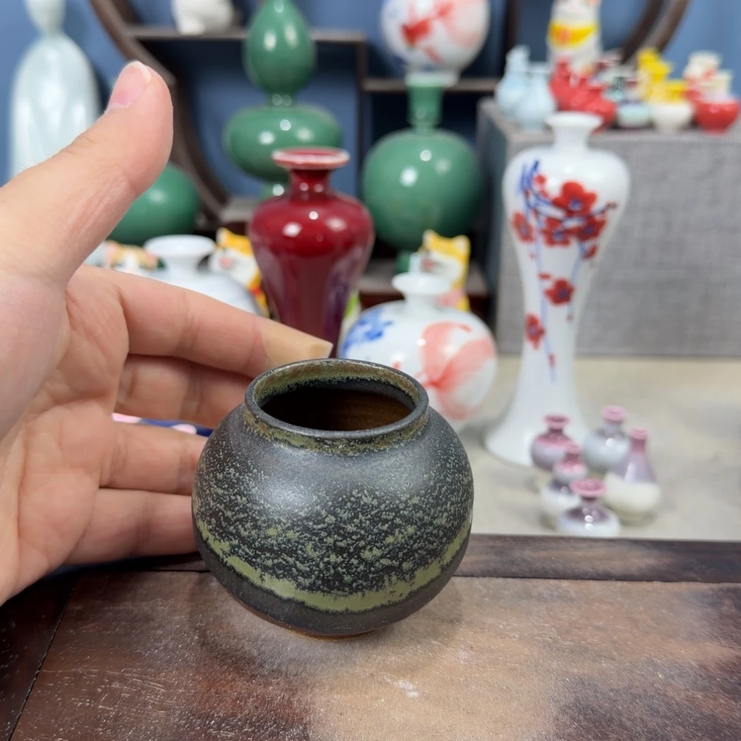 陶瓷手工小花器摆件