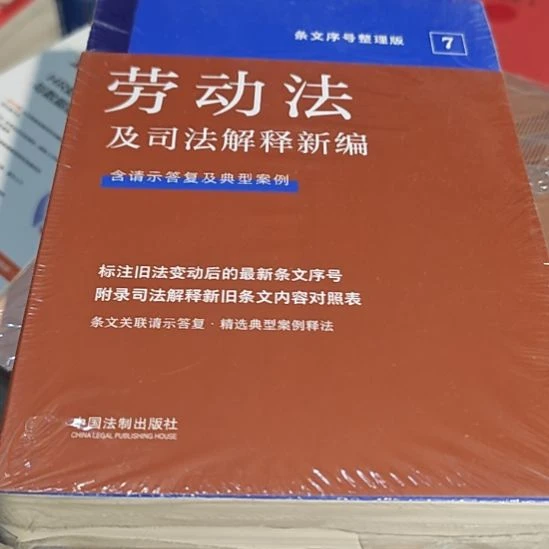 劳动法及司法解释新编（务必塑封）