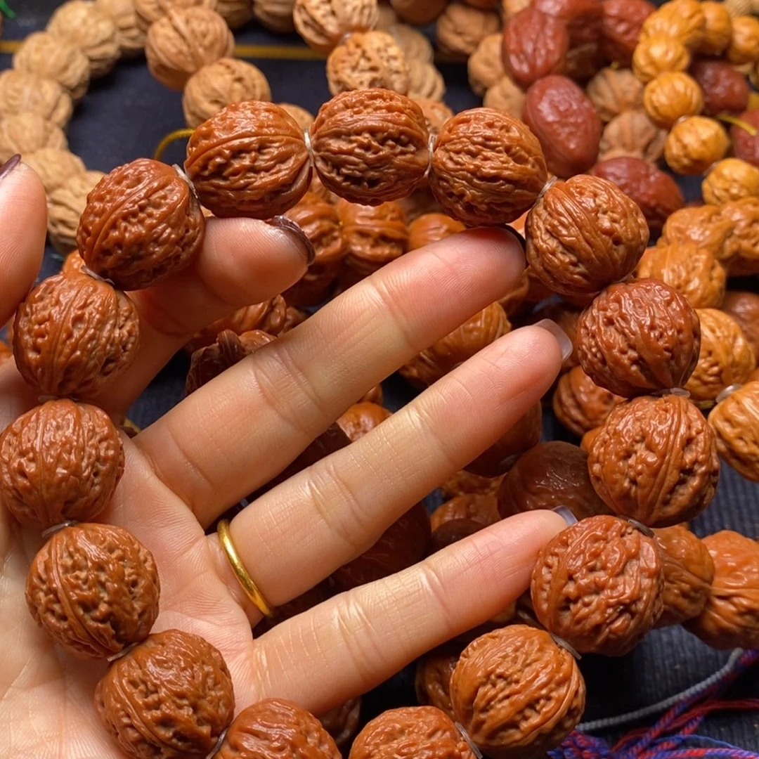 【闪购商品】吊坠文玩核桃蚂蚁纹手串