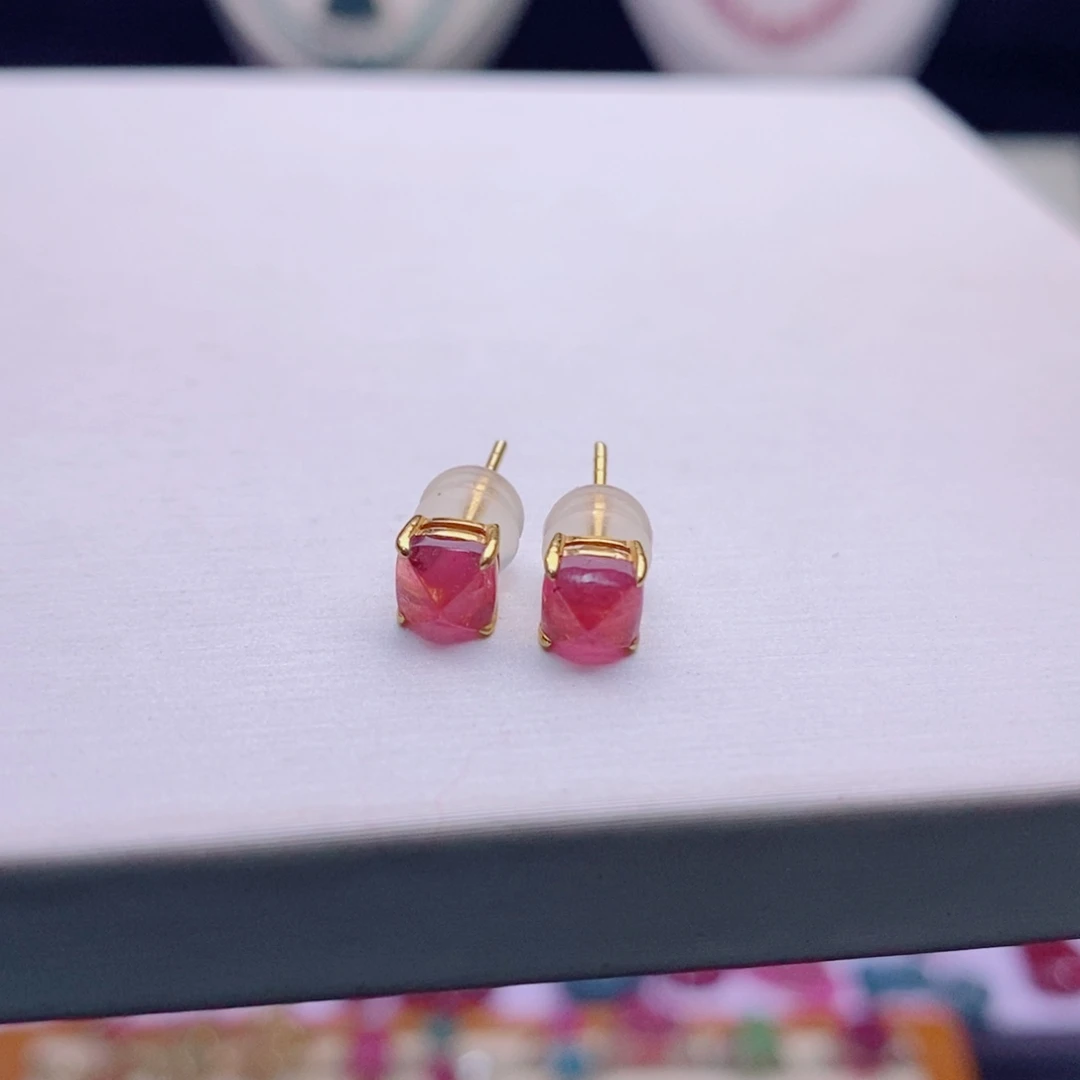 18K金镶嵌耳饰碧玺碎*碧玺A耳饰