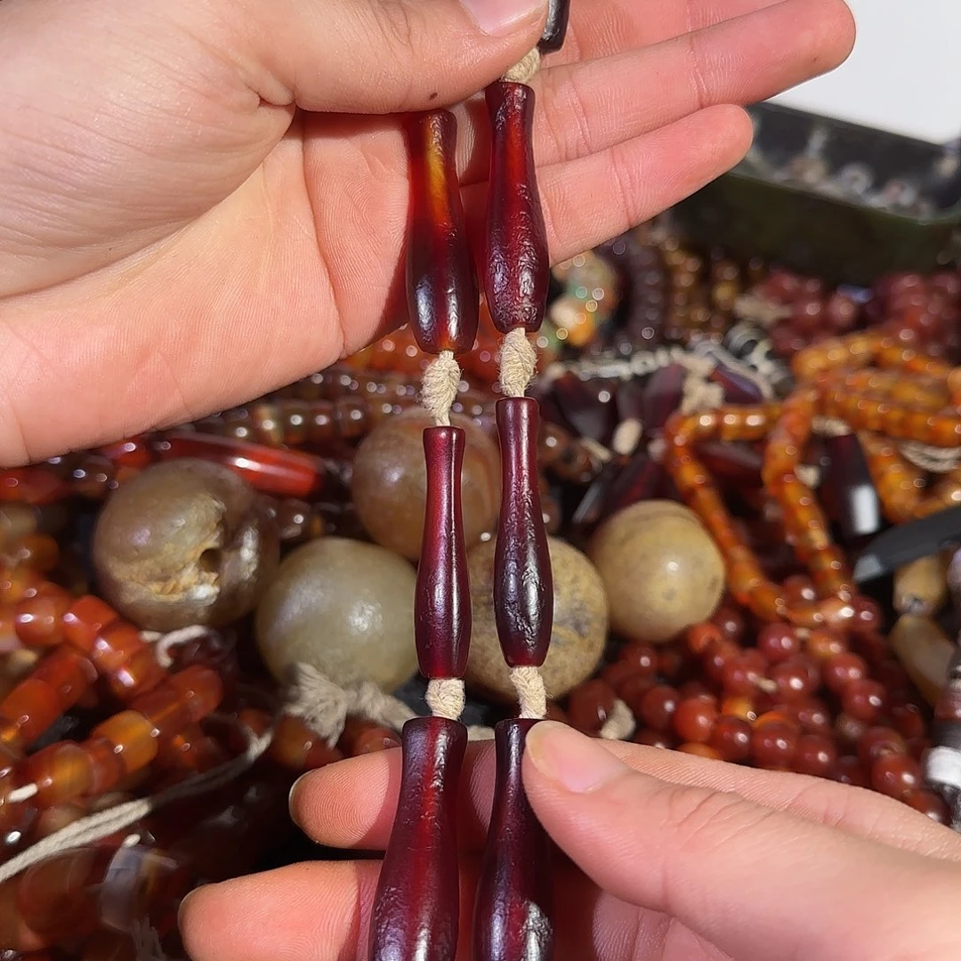 美***言玛瑙/玉髓未镶嵌颈饰