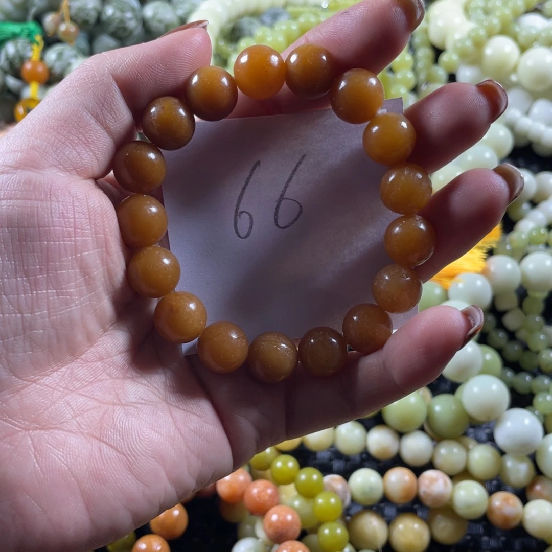 蛇纹石玉未镶嵌手链