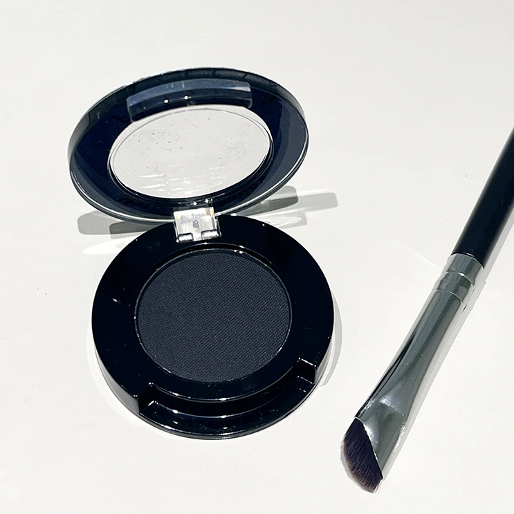 FAICCIA单色眼影纯黑色哑光烟熏显色下至卧蚕眼线狐系持久港风妆