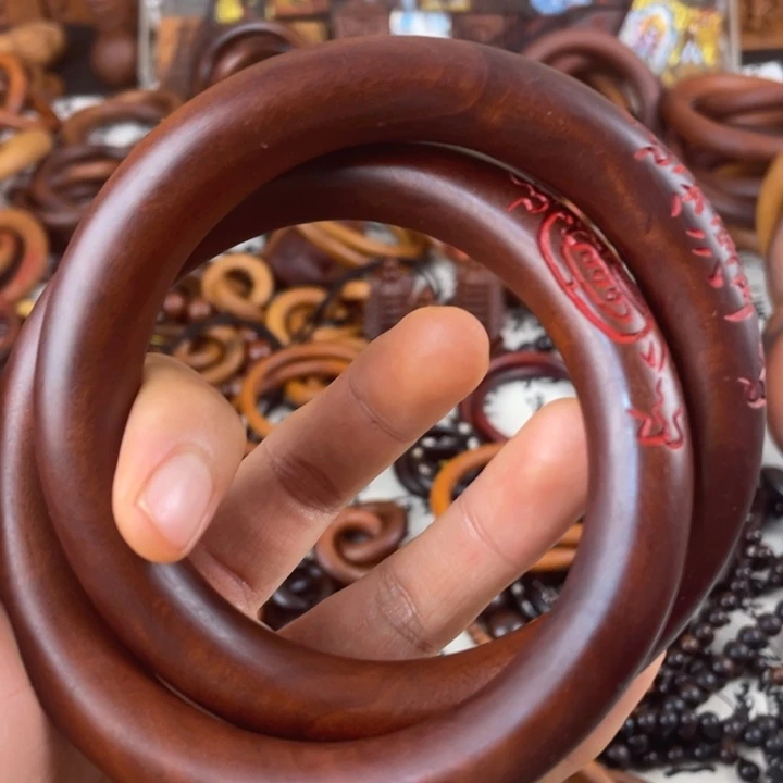 枣木【***贵枣木老料75乾坤圈