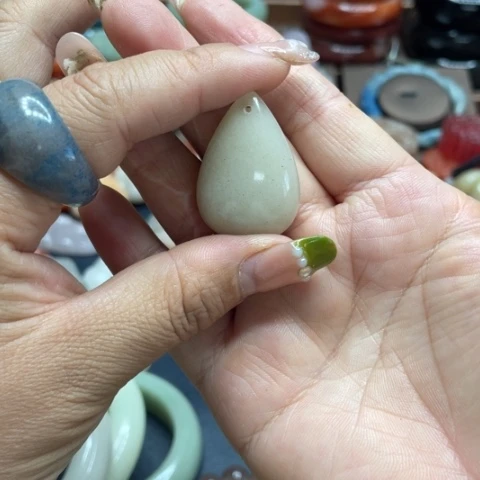 合金石英质玉（黄龙玉）手链