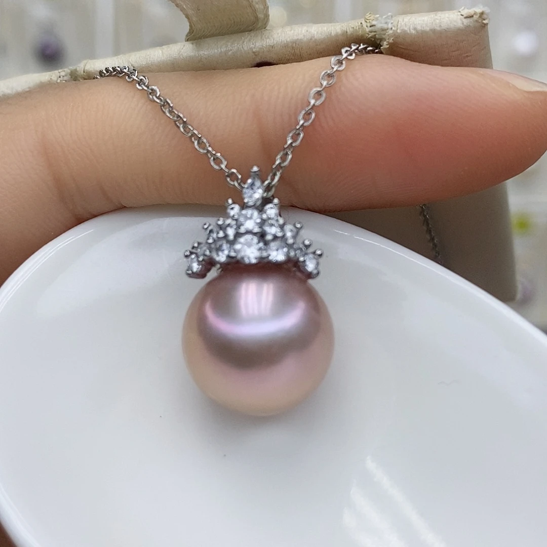 合金淡水珍珠颈饰