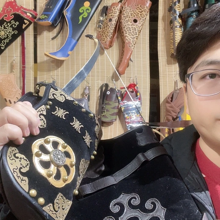 弓囊箭囊一套赠牛皮 腰带