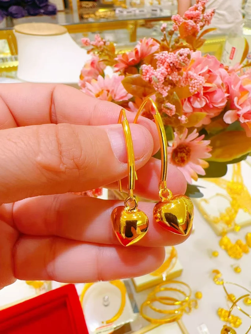 合金耳饰 0.15g  耳环 【5】سېھران مىس قاپىلىما ئالتۇنلىرى