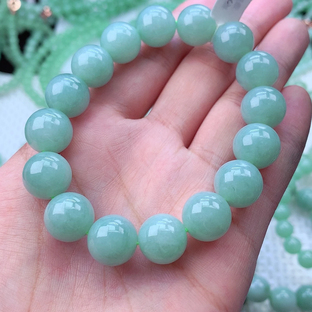 翡翠未镶嵌毛衣链