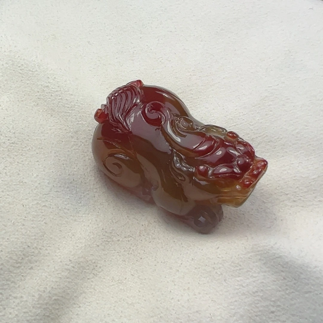 唯***动南红玛瑙未镶嵌手串