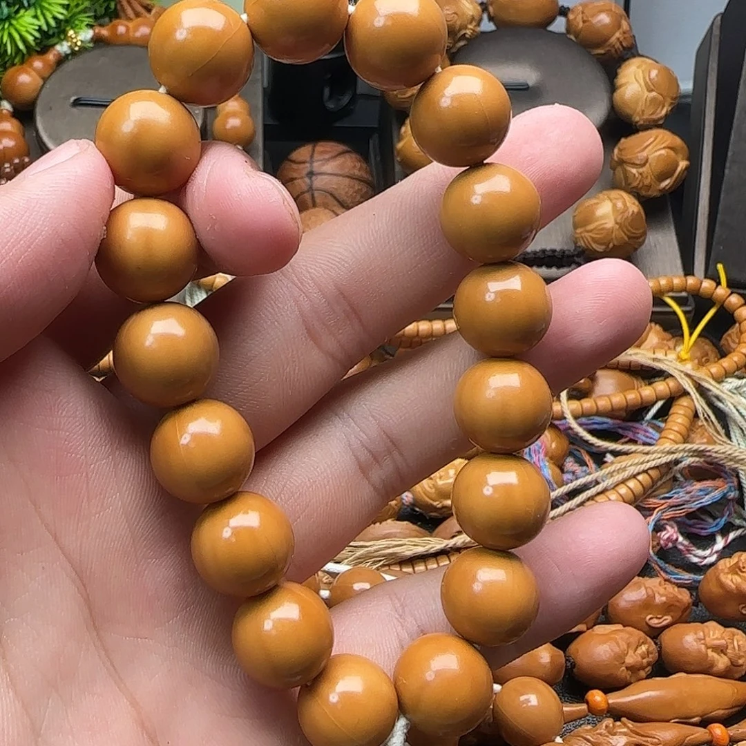 橄榄核手串/手链猴头光珠