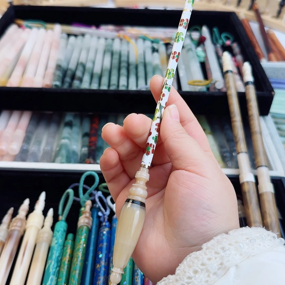 景泰蓝行囊➕纯毛料笔头