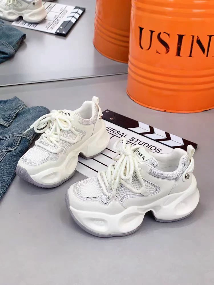 夏季老爹鞋女士厚底运动鞋ins潮流百搭透气韩版92168