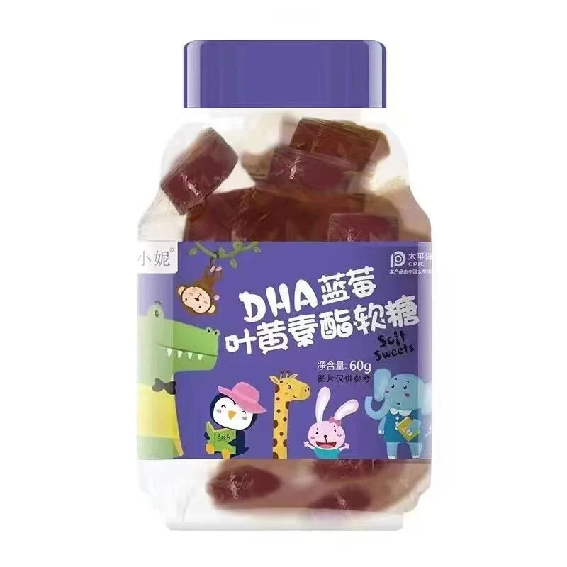 颜小妮 DHA蓝莓叶黄素酯软糖60g(2g*30粒)/瓶