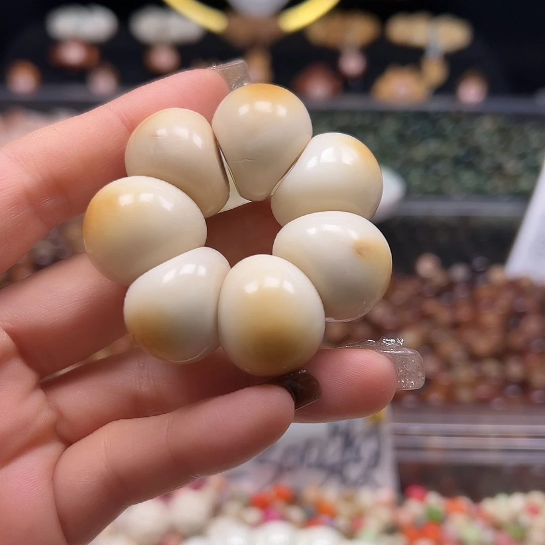 手串菩提根/象牙果瑕疵21➕清炭烤山竹手捻1条表面有裂