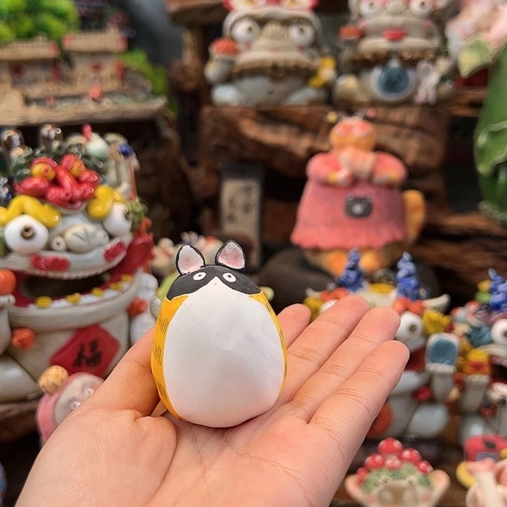 摆件小镇青花每日有新品