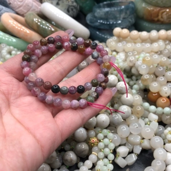 未镶嵌石英质玉珠宝半成品懒*洋