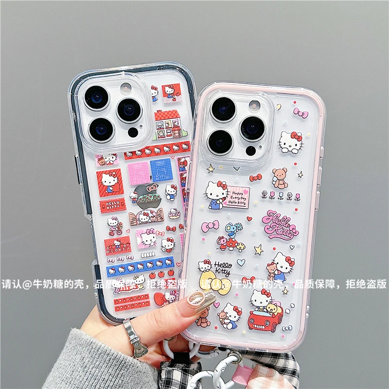 三合一炫彩适用苹果iPhone17/华为荣耀/OPPO/VIVO/小米手机壳爆款