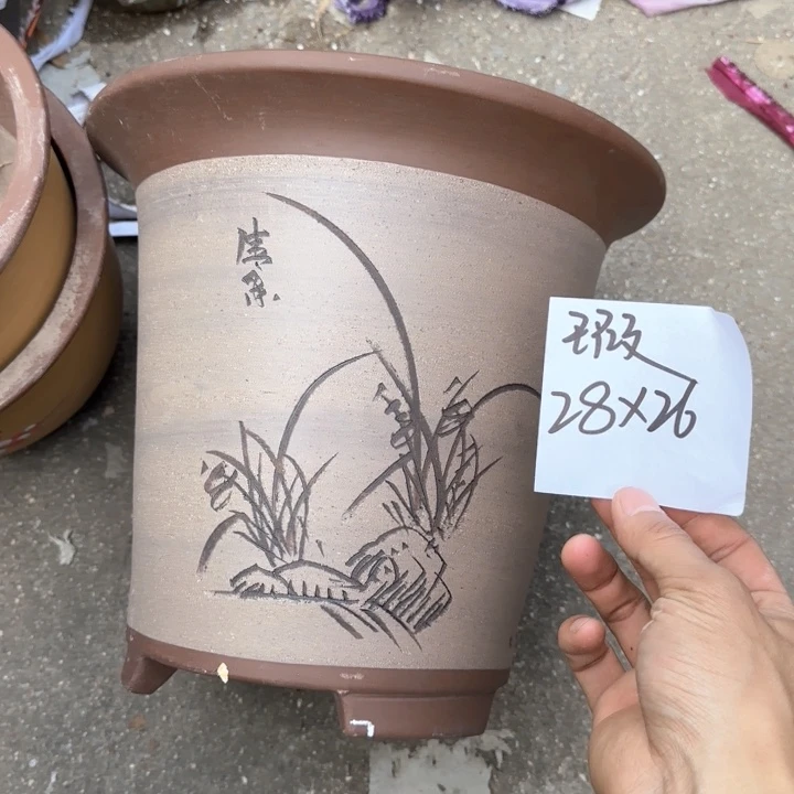 紫砂花盆特价花盆