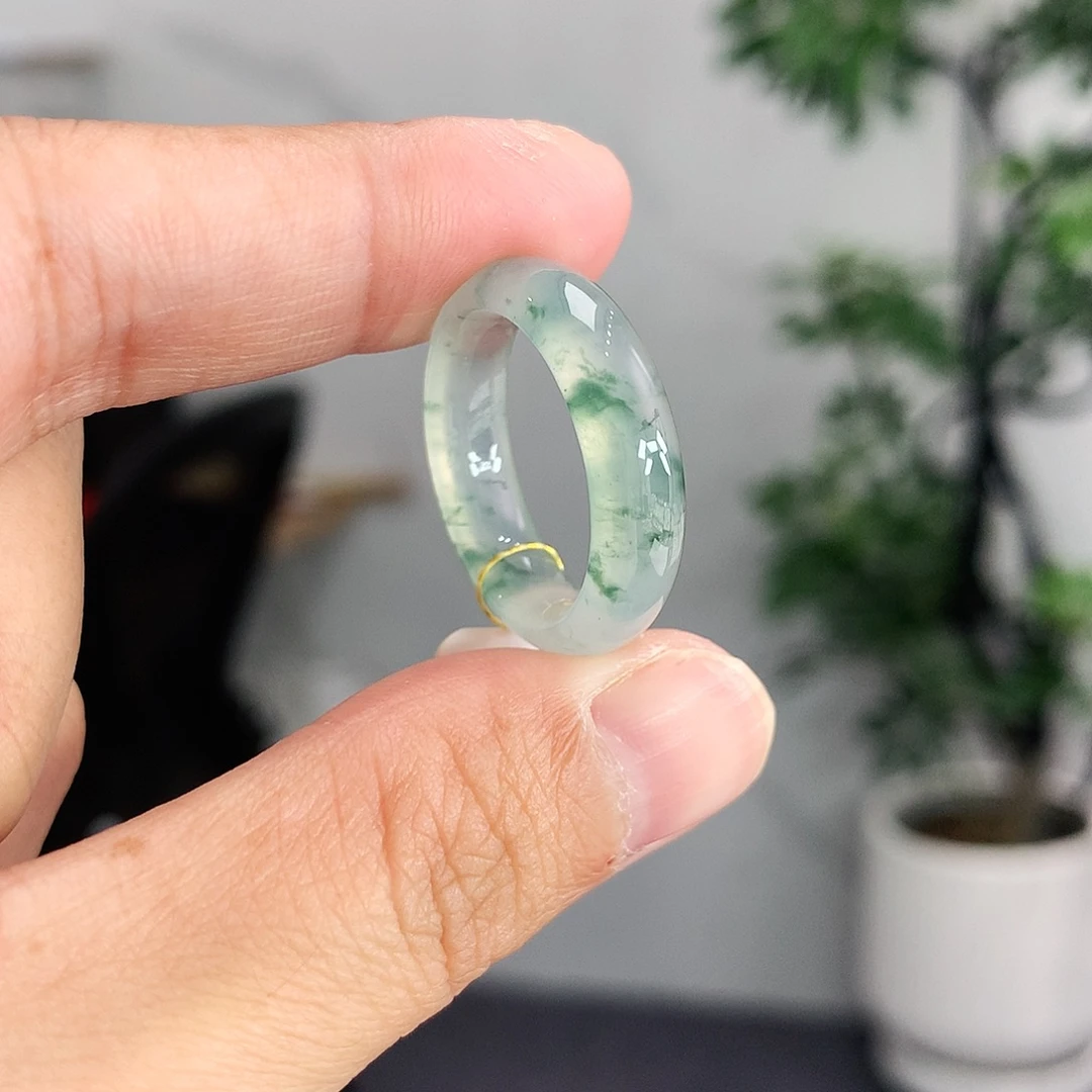 翡翠未镶嵌戒指17号