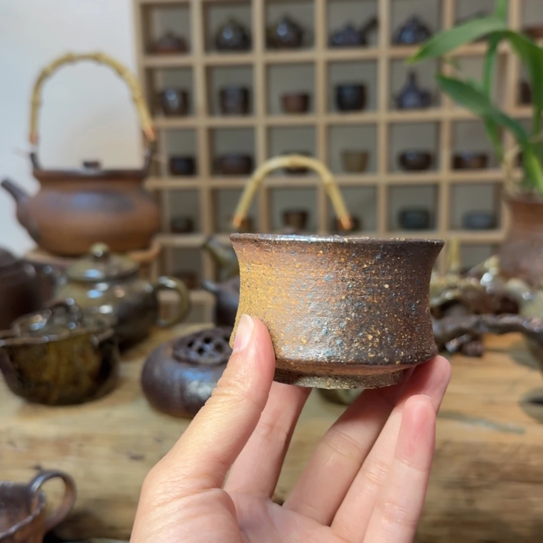 裸柴烧开播福利竹节杯130毫升