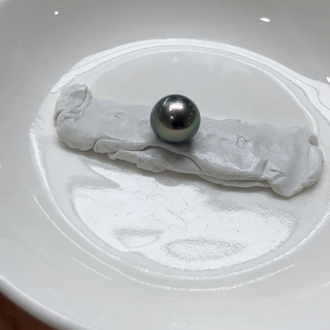 未镶嵌海水珍珠裸珠邦**姐9-10mm半孔不退换
