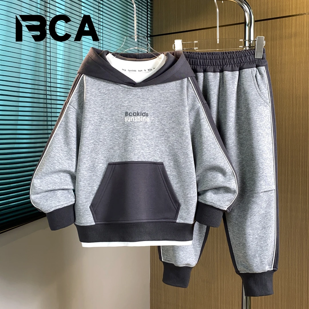 BCA中大童青少年男童春秋潮酷嘻哈穿搭套装DF-套装3683