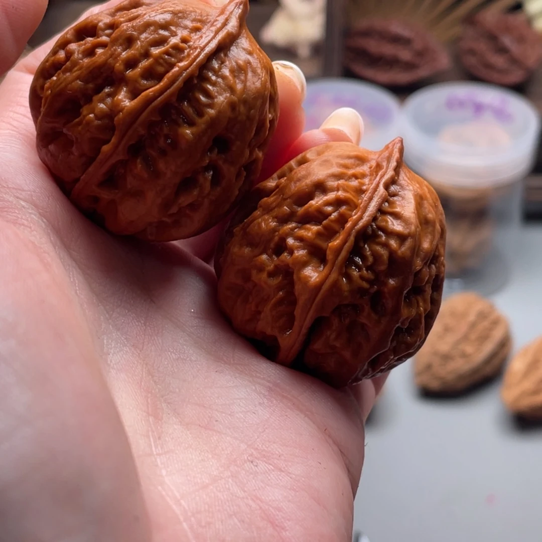 文玩核桃把件楸刀鱼67