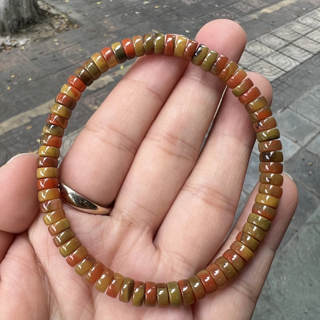 包浆药片手串尺寸5.8mm