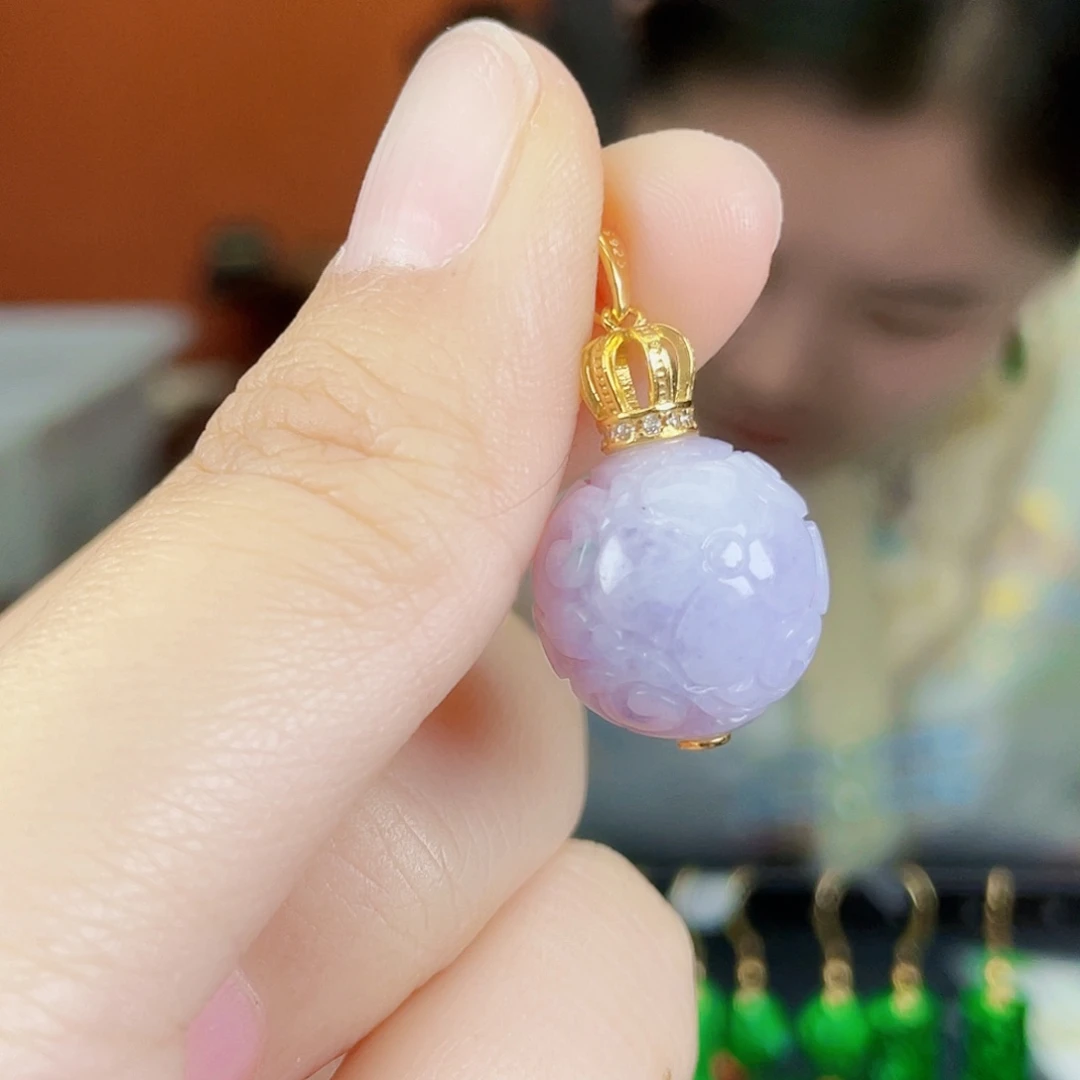 翡翠未镶嵌耳饰饰品