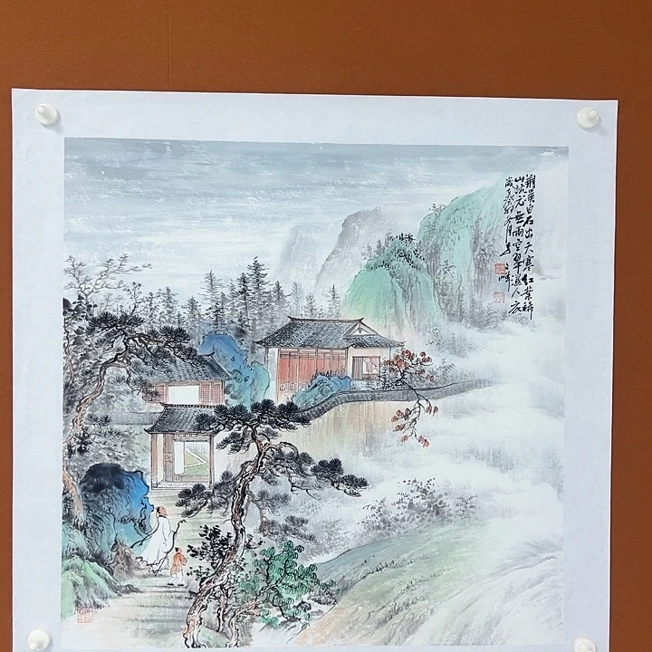 国画李文峰的画作