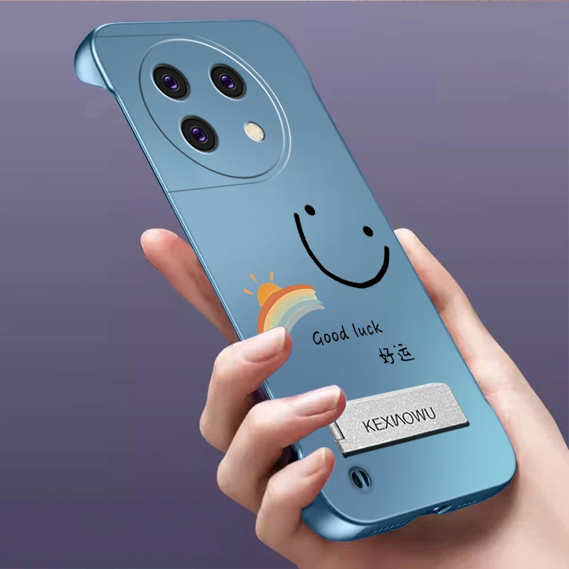 适用一加11手机壳无边框支架超薄时尚彩虹亲肤感散热裸感保护套