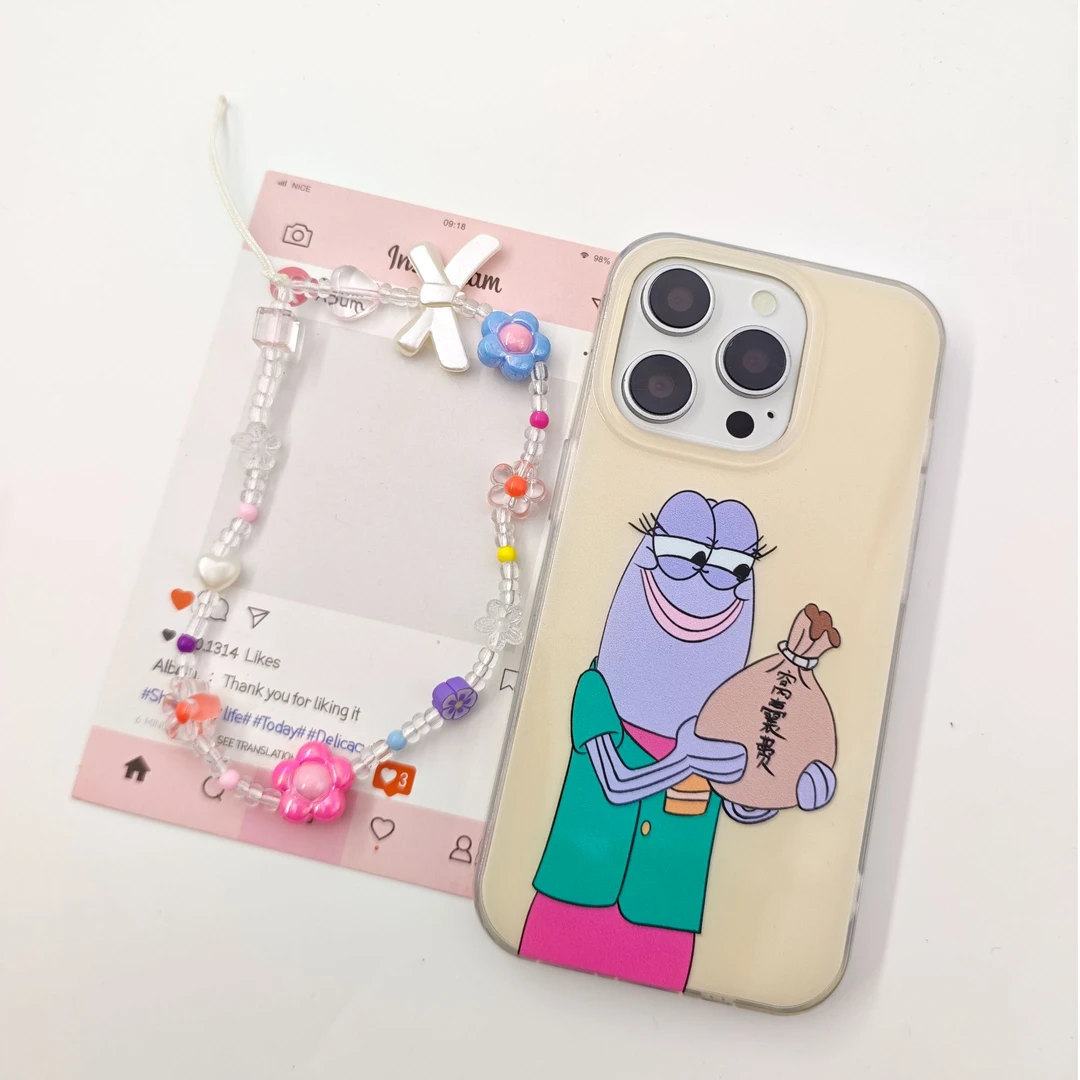 【291】窝囊费丑鱼IMD手机壳适用苹果17苹果16小米17华为oppovivo