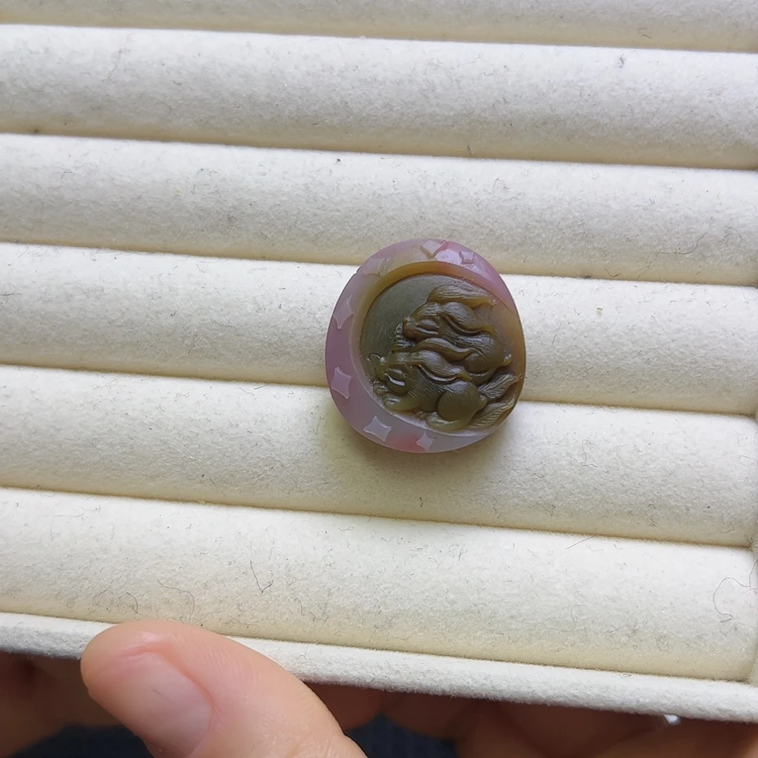 玛瑙/玉髓未镶嵌定制吊坠