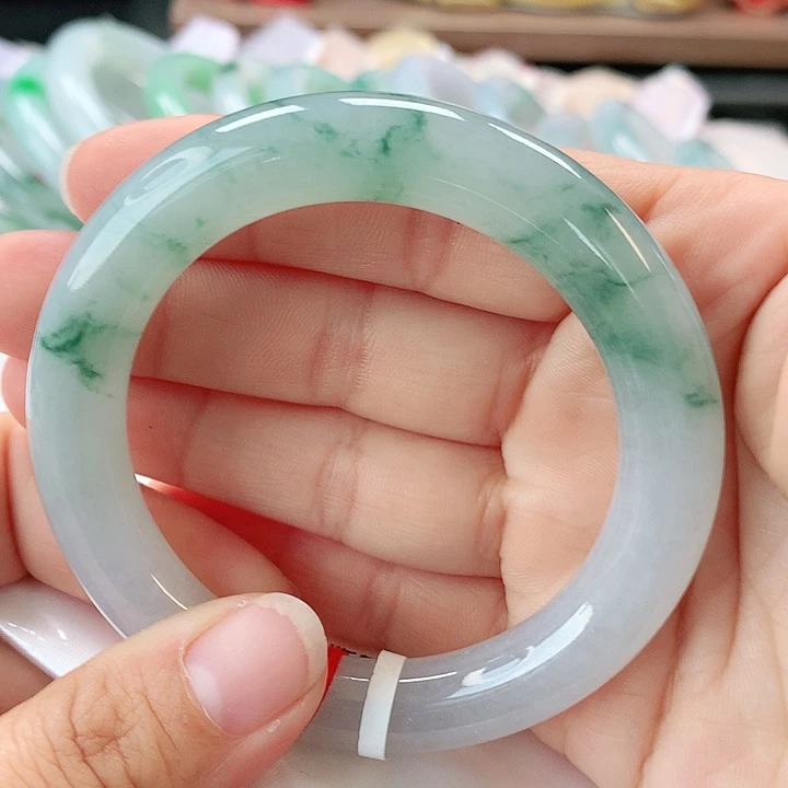 未镶嵌手镯翡翠54胖圆