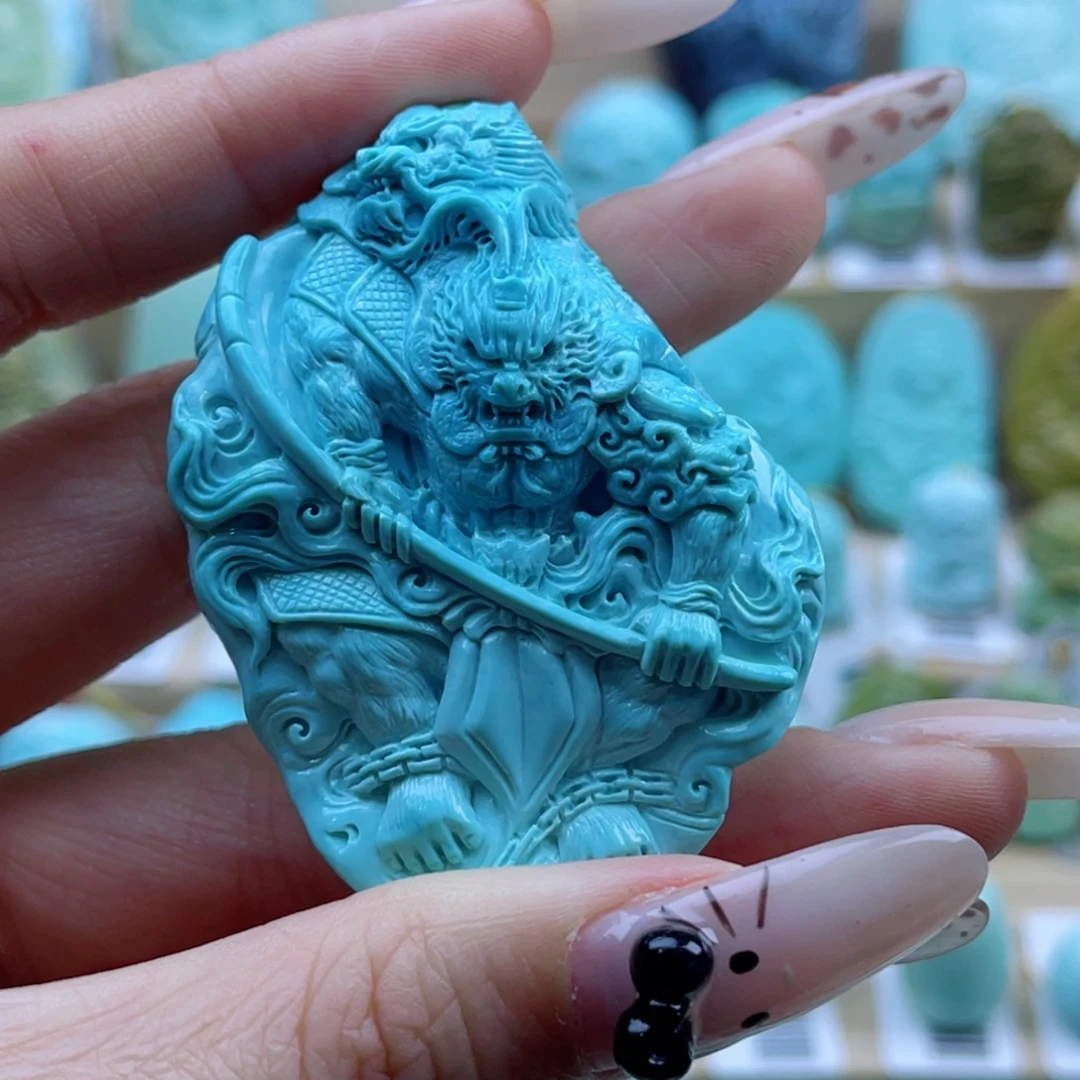 绿松石未镶嵌珠宝奇石