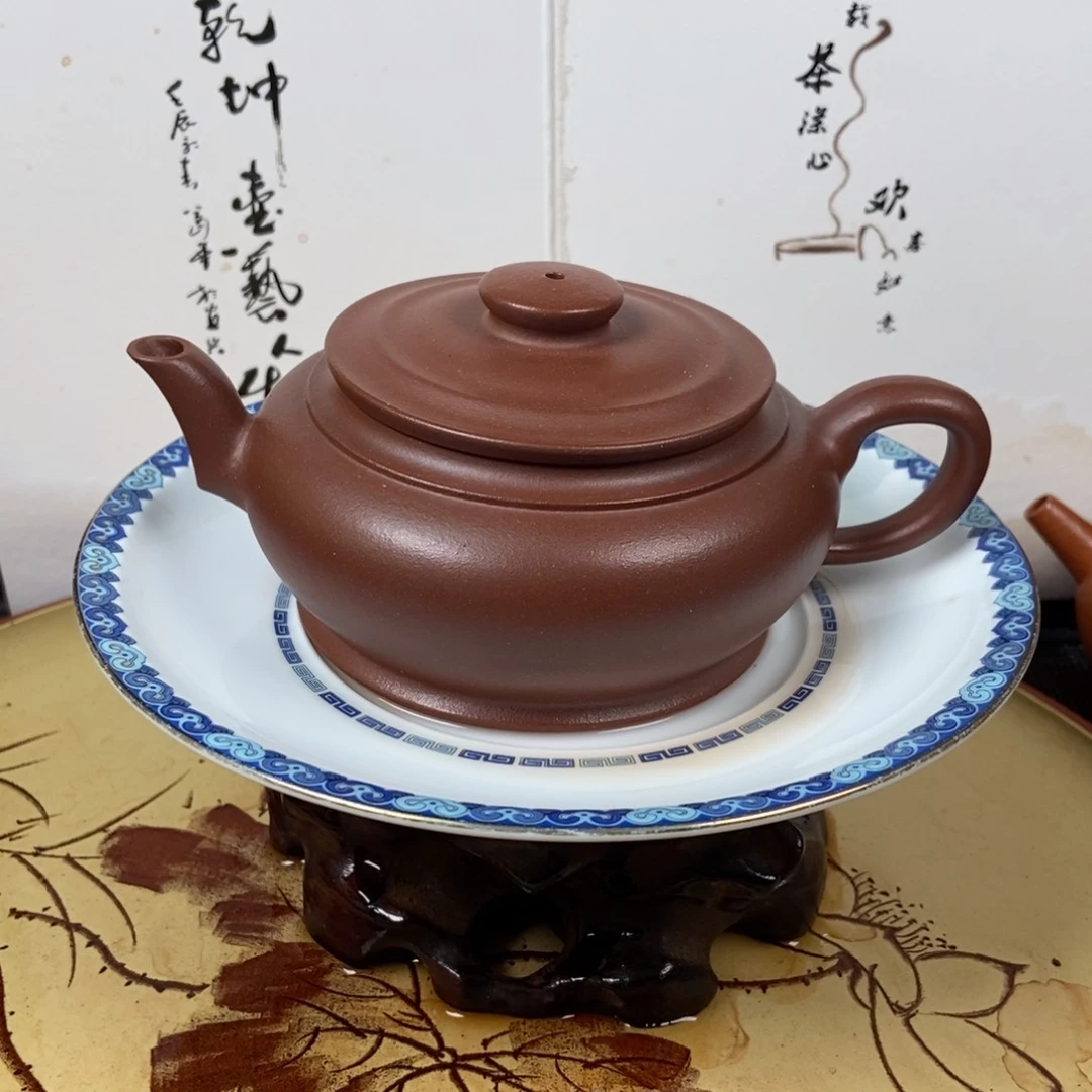 紫砂茶壶椰*o五号井底槽清老母亲制作容量