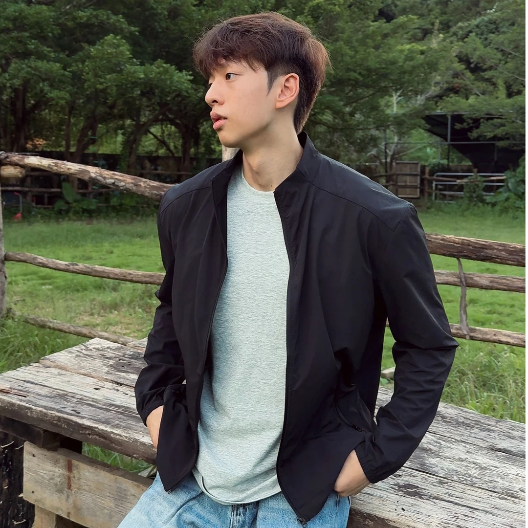 BST 美式防嗮衣UPF50+速干透气显型立体剪裁立领凉感夹克