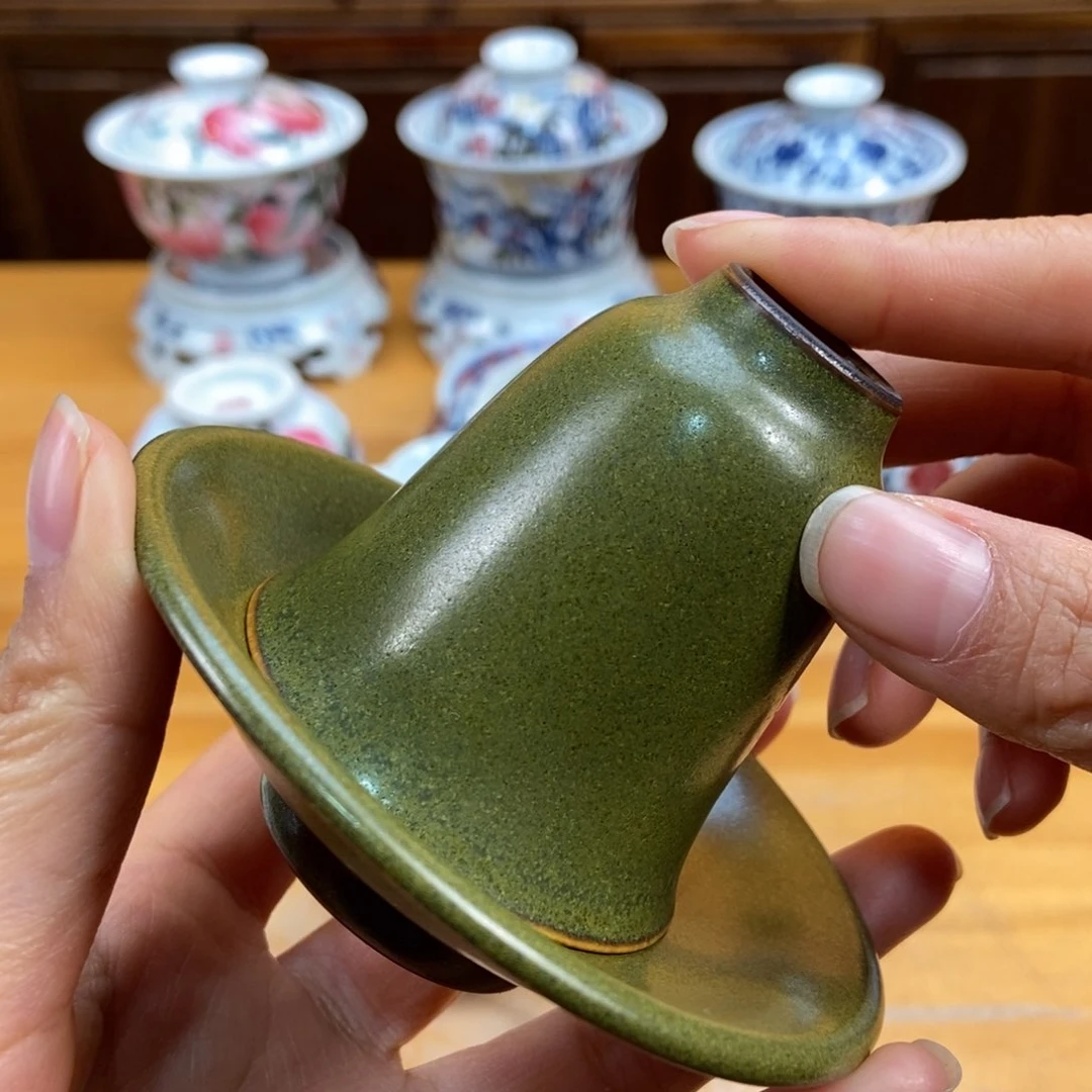 手绘现代茶具非古董