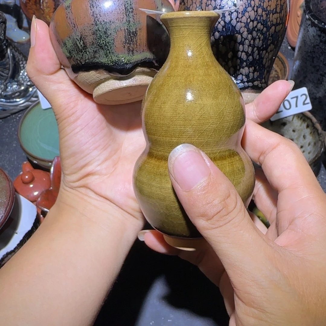 小***瓜茶盏福建盏茶器花瓶三个