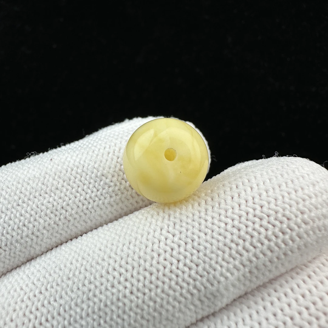 R7394天然蜜蜡 桶珠12.5*10mm假一赔四