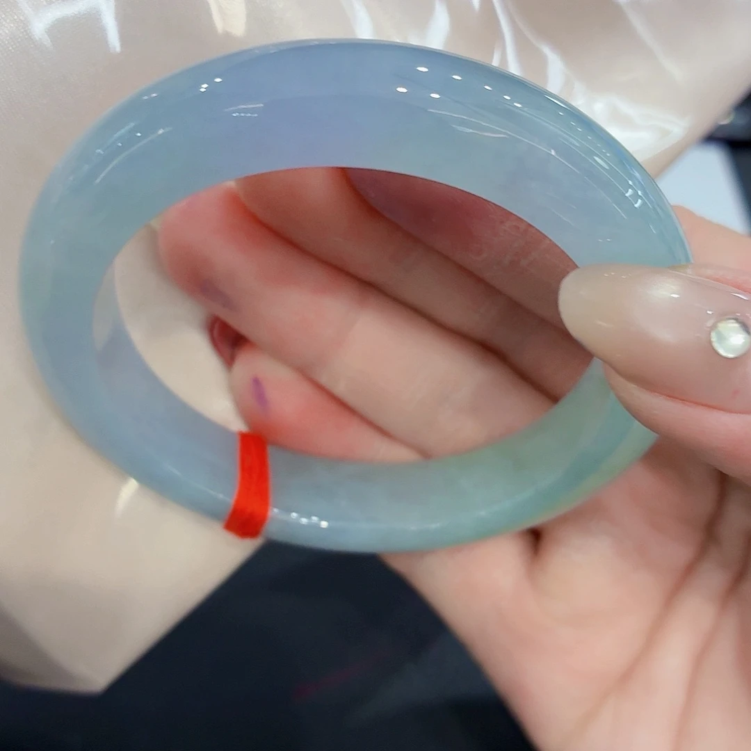 翡翠未镶嵌手镯翡翠55-56圈口（强推）