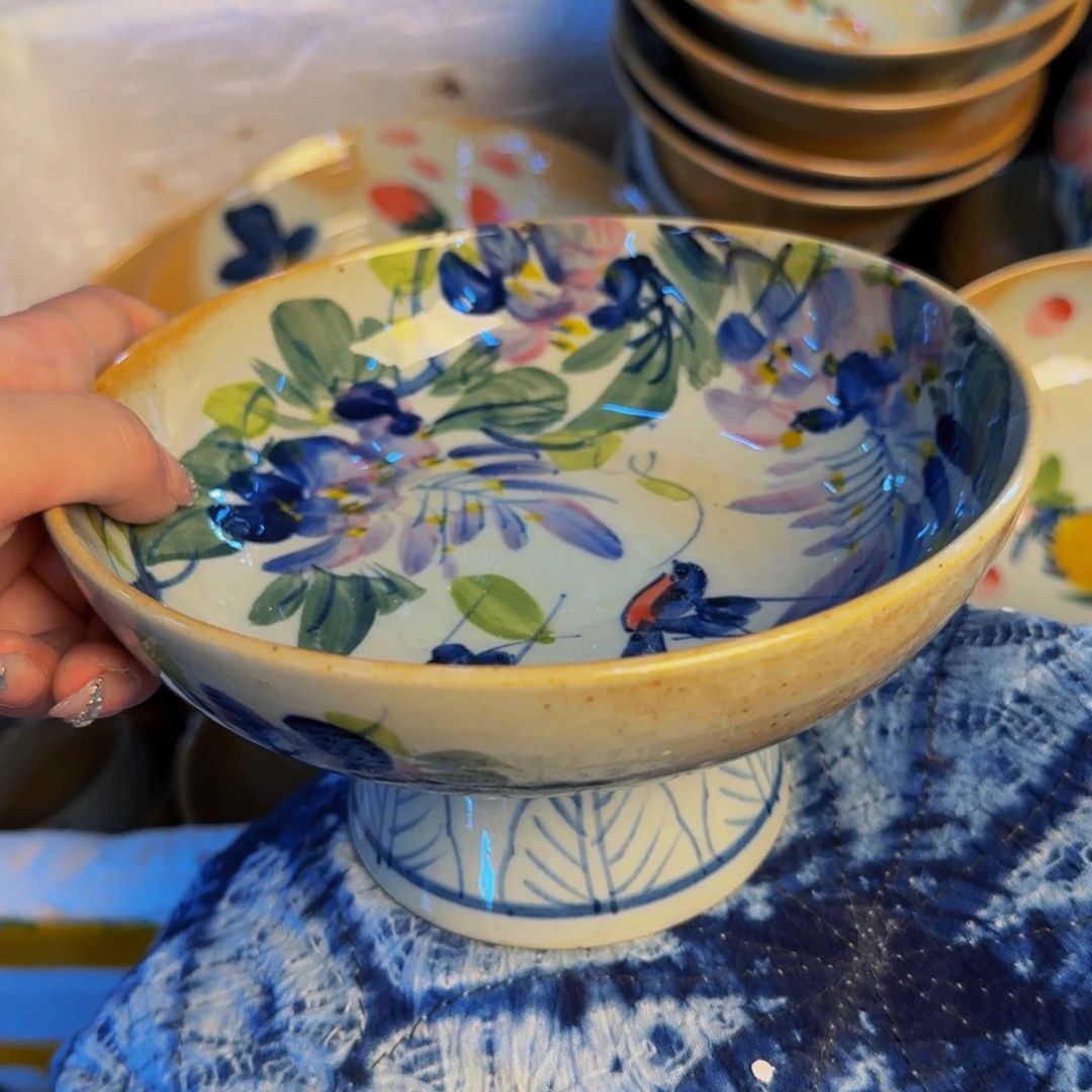 瓷片景德镇陶瓷手工手绘